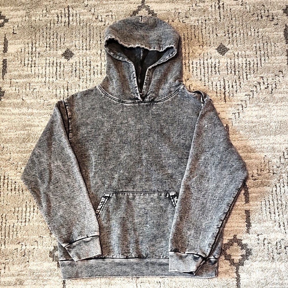 TALENTLESS Acid Wash Hoodie Size Large
